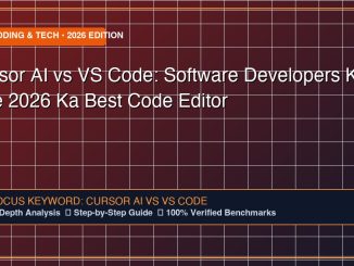 Cursor AI vs VS Code: Software Developers Ke Liye 2026 Ka Best Code Editor - Comprehensive Technology Guide 2026