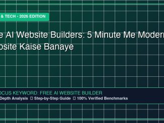 Free AI Website Builders: 5 Minute Me Modern Website Kaise Banaye - Comprehensive Technology Guide 2026